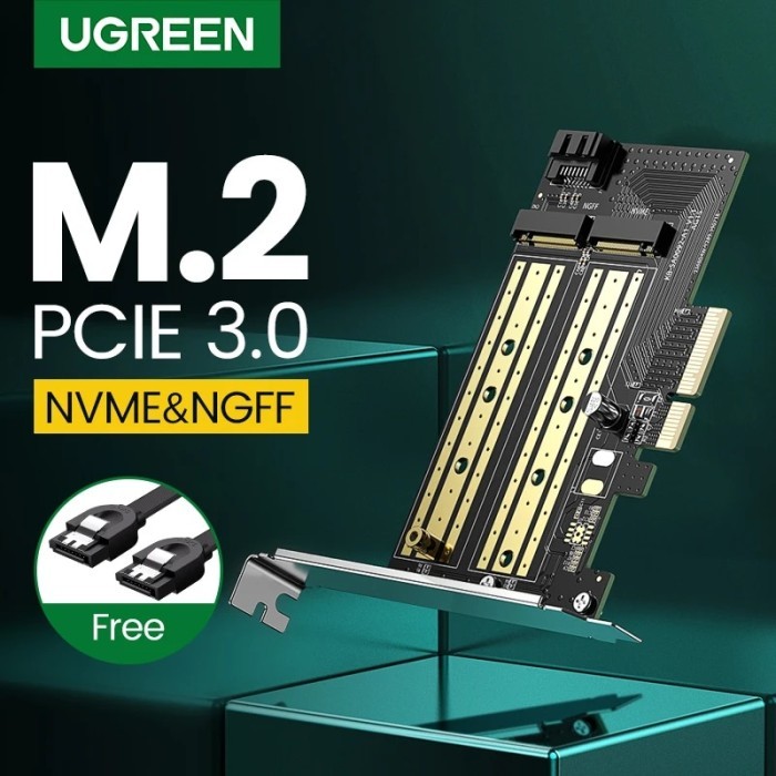 UGREEN PCIE to M2 Adapter NVMe M.2 PCI Express Adapter 32Gbps PCI-E