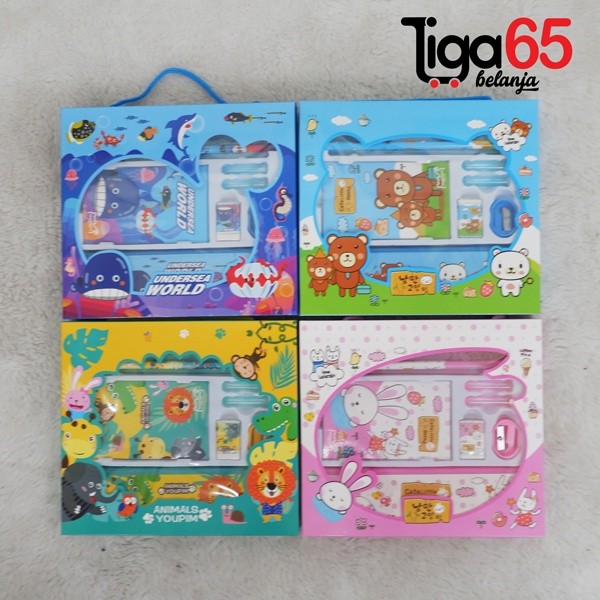 

Stationery Set #41018 Buku & Alat Tulis Anak / Karakter Fancy Gambar Lucu / Kerajaan Alat Tulis