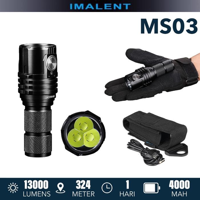 TERLARIS IMALENT MS03 13000 Lumens Flashlight