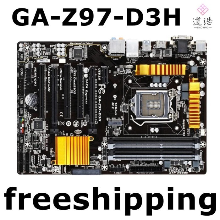For Gigabyte GA-Z97-D3H Motherboard LGA 1150 DDR3 ATX Z97 Mainboard