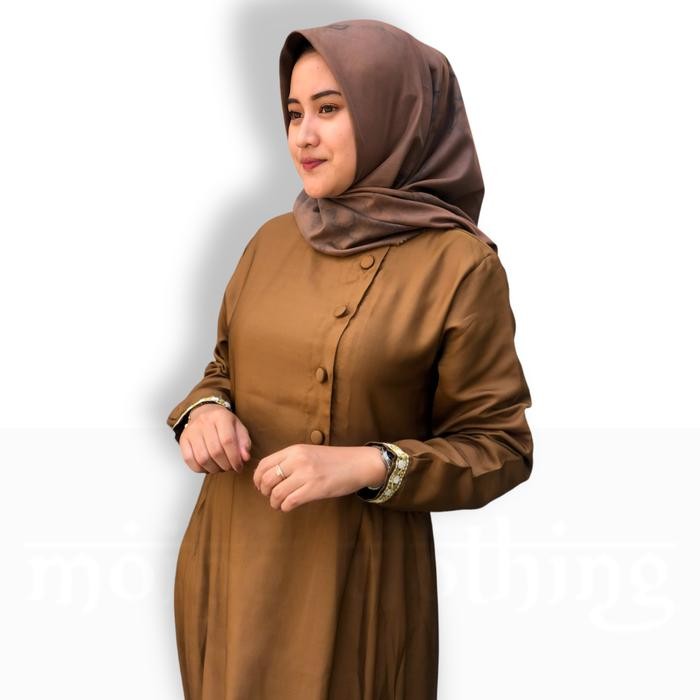 ORIGINAL Gamis Baju Seragam Dinas Pemda Wanita PNS ASN PDH Guru READY STOCK