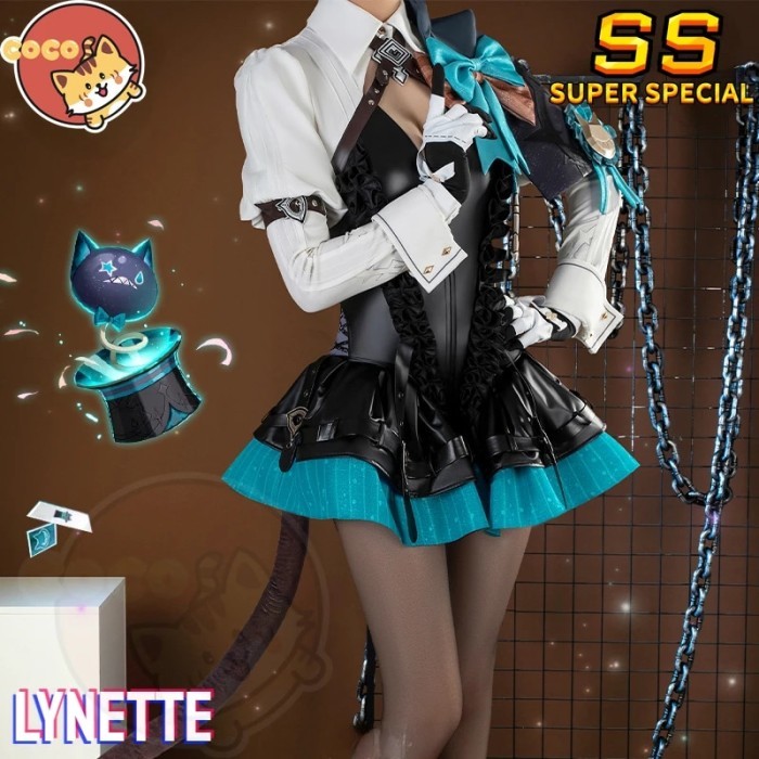 Lynette Cosplay Costume Game Genshin Impact Lynette Cosplay Fontaine