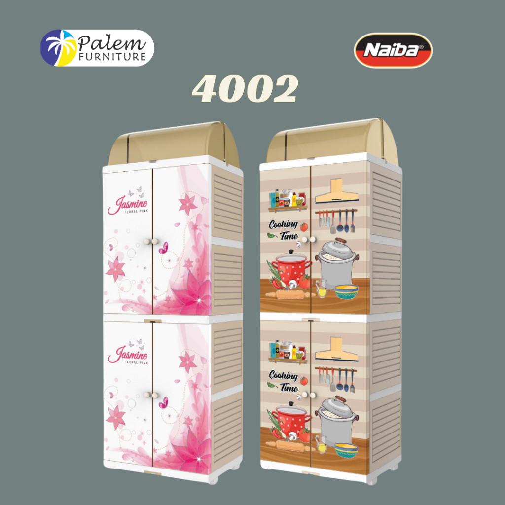 Rak Piring Plastik Naiba Mini Serbaguna 4002