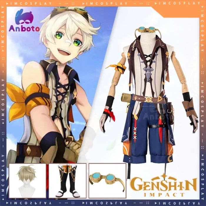 Bennett Cosplay Genshin Impact Cosplay Costume Game Genshin Bennett