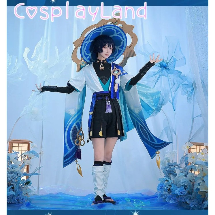 Game Genshin Impact Cosplay Wanderer Scaramouche Cosplay Costume