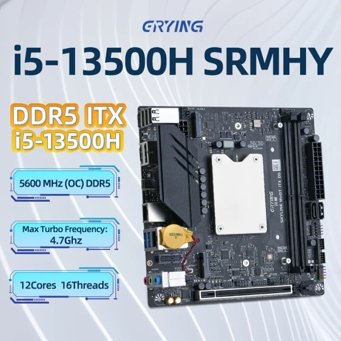 ERYING DIY ITX Desktop Motherboard Set with Onboard Core CPU