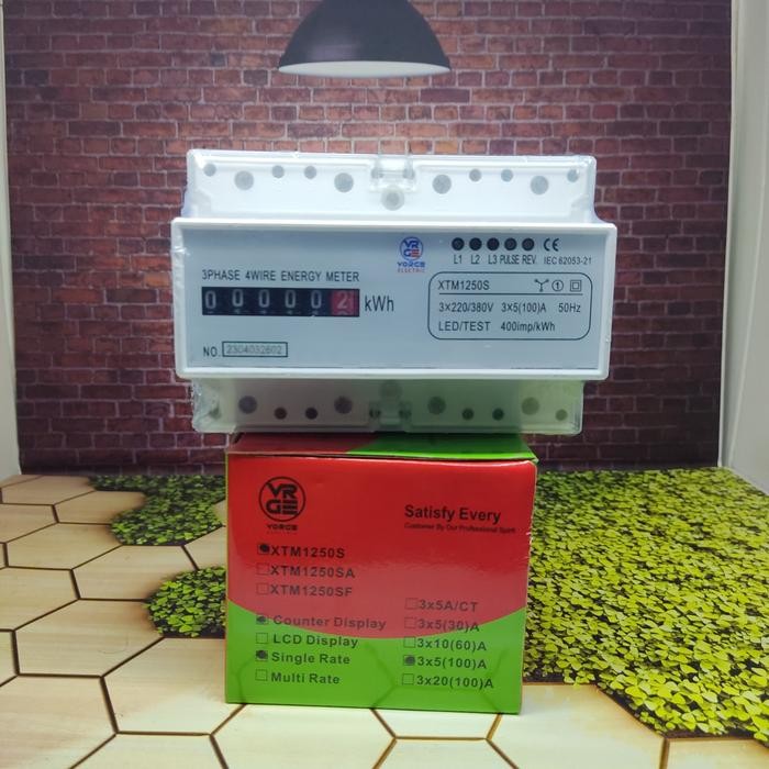 Top Kwh Meter Xtm1250S 3 Phase / 3P / Kwh Meter 3Phase Analog Fort -