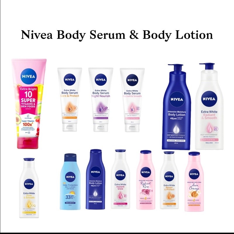Nivea Body Serum & Body Lotion