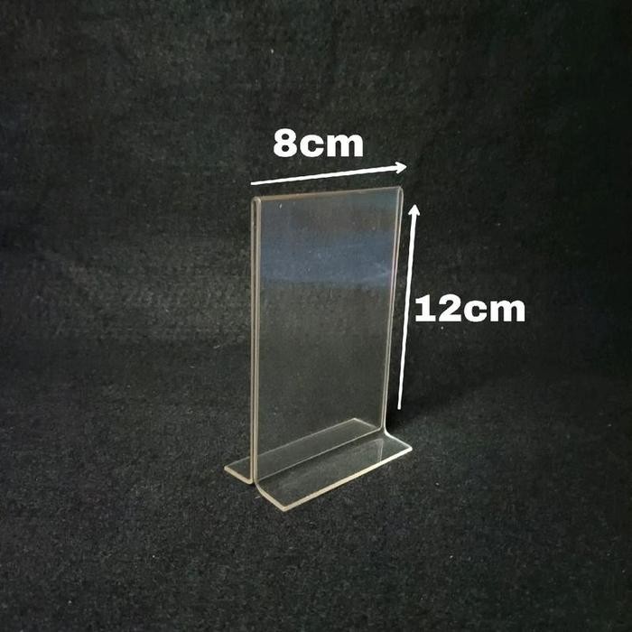 

Ready JT Akrilik tempat brosur dan QRIS Ukurang A5, A6, 12x8 Tebal 2mm