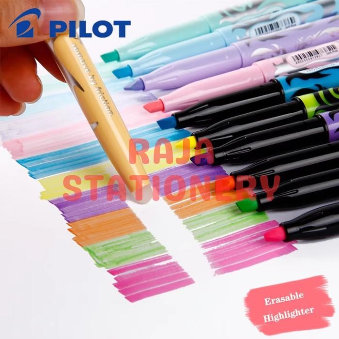 

Ready JT Pilot Frixion Light ERASABLE Highlighter / Penanda Warna Pilot Frixion Light BISA DIHAPUS