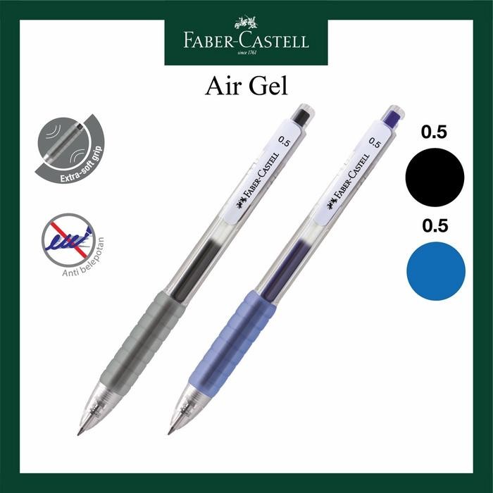

Ready JT Pulpen Air Gel 0.5 mm Faber Castell / Fast Gel Dry Faber Castell