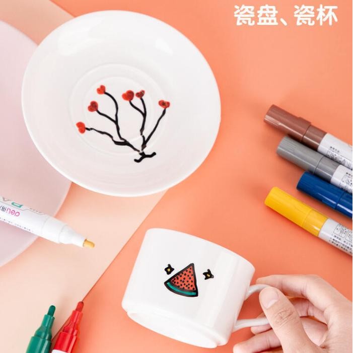 

Ready JT Deli Permanent Paint Marker Spidol Permanen Anti Air Multifungsi S558