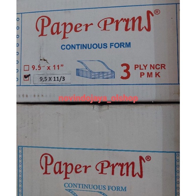 

Continuous form 3 ply bagi 3 paperyns
