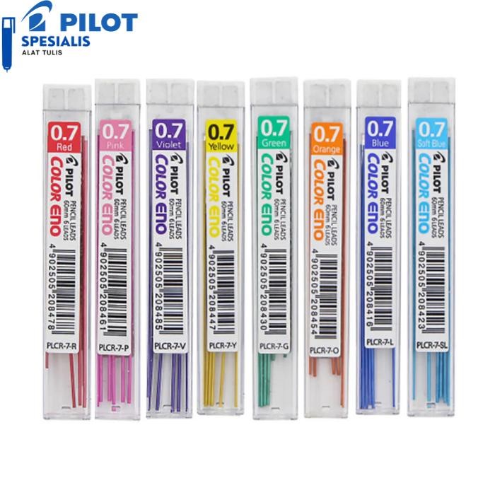 

Ready JT ISI PENSIL PILOT COLOR ENO 0.7 MECHANICAL PENCIL LEADS WARNA WARNI