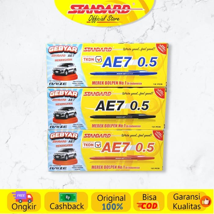 

Ready JT Standard - Pulpen AE7 0.5 ( Alat Tulis / Pen / Ballpoint / Pena )