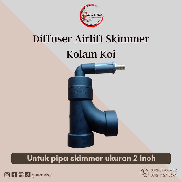 Diffuser Airlift Skimmer Kolam Koi 2 Inch