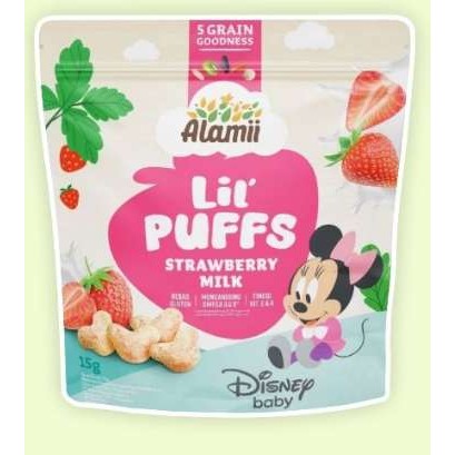 

ALAMII LIL PUFFS STRAWBERRY MILK 15GR - RAJA SUSU
