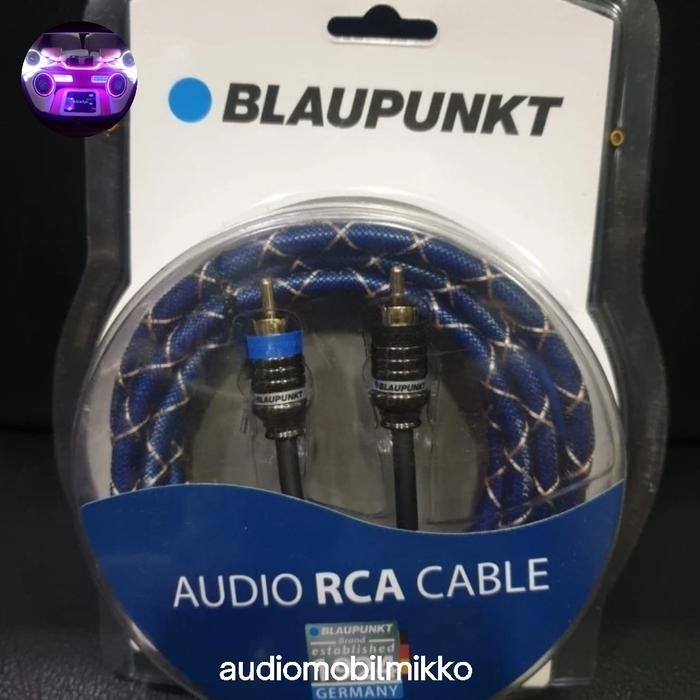 Blaupunkt Kabel RCA RC 2 - Blaupunkt Stereo Audio Mobil RC 2 - Blaupunkt RC 2 Channel TERLARIS