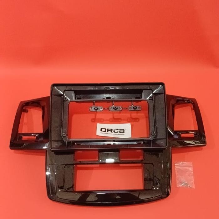 frame head unit android 10 inch mobil fortuner 2008-2015 TERLARIS