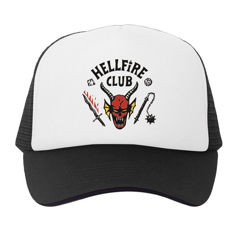 Topi Trucker Hellfire Club logo