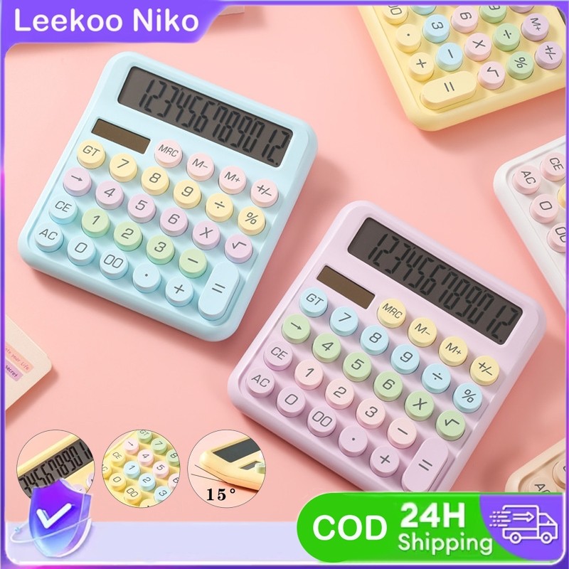 

Kalkulator Daya 12 Digit Calculator Warna Aesthethic Kalkulator Jumbo 12 Digit Baterai Solar Lucu