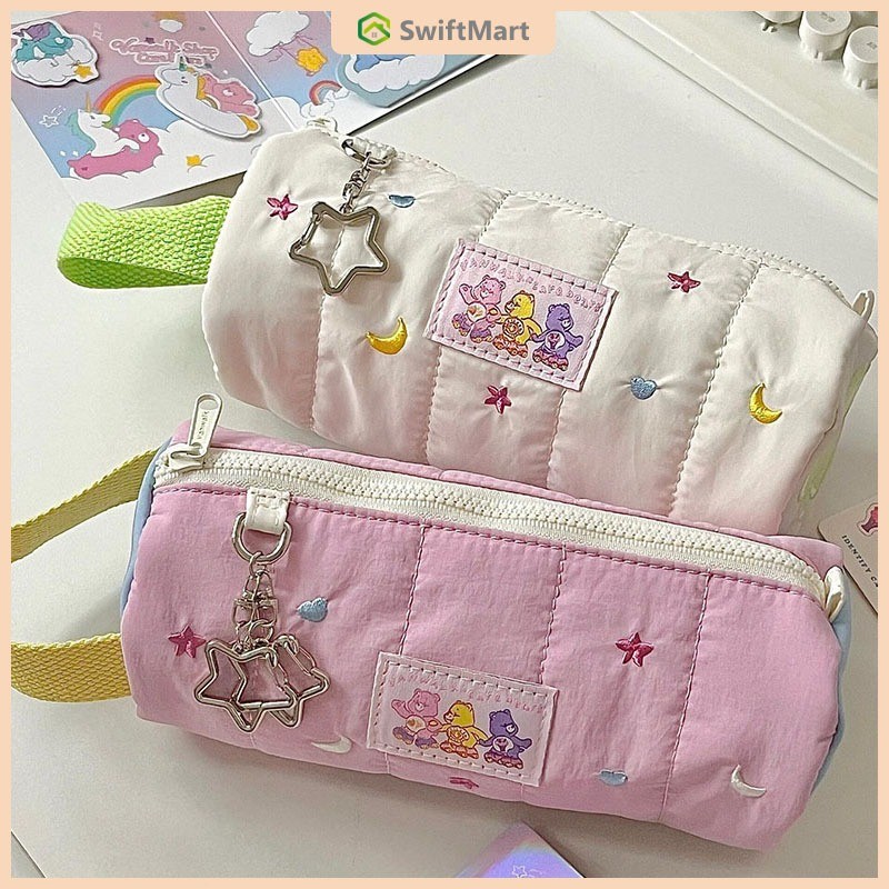 

ReadyKotak Pensil Lucu Kotak Pensil Sekolah Perempuan Trendy Large Capacity Cute Pen Bag Pink Pencil