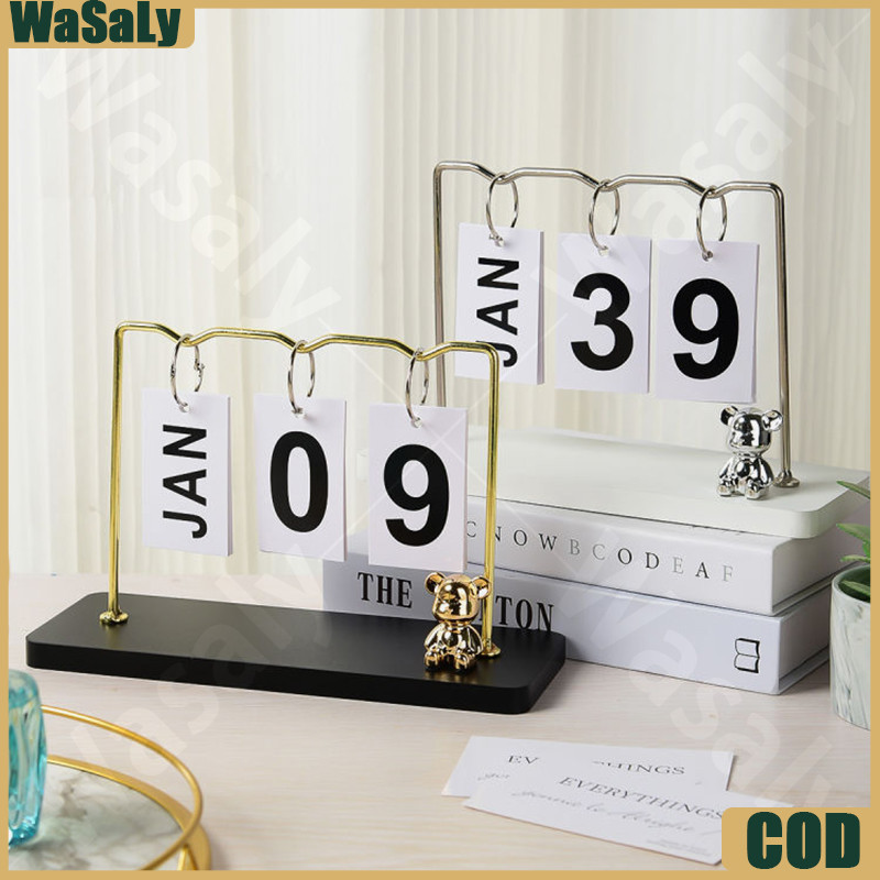 

Eropa Beruang Kalender Ornament Calendar Ornament kalender desktop kantor kreatif Living Room Office