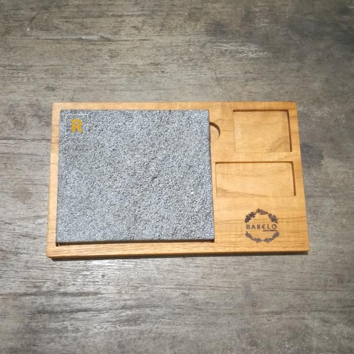 PREMIUM Stone Plate / Hot Plate / Batu Panggang Lava Stone / Grill Stone