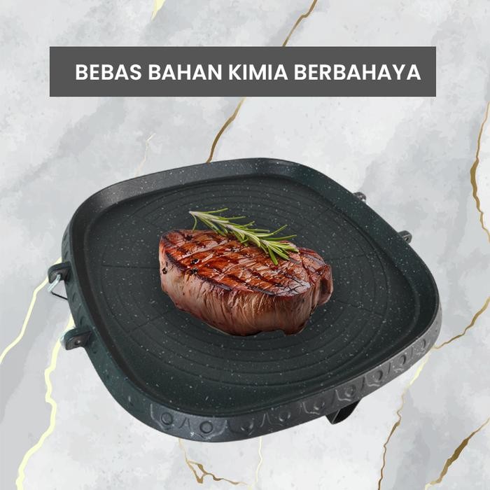 PREMIUM Panggangan BBQ Grill Plate Anti Lengket - Kitchenware