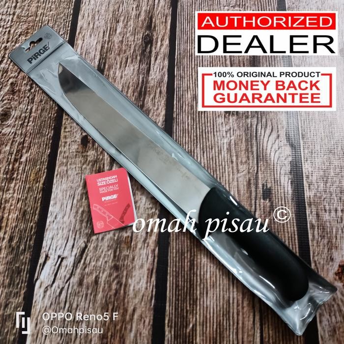 PREMIUM Pisau Sembelih PIRGE TURKEY BUTCHER STRAIGHT 23 cm 35006 Hitam