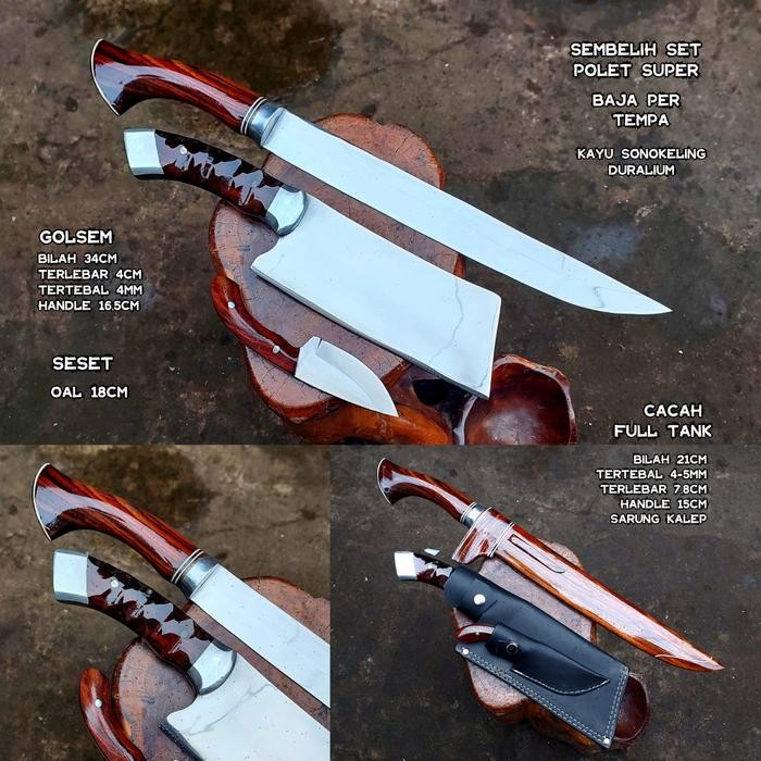 PREMIUM golok sembelih 1 set