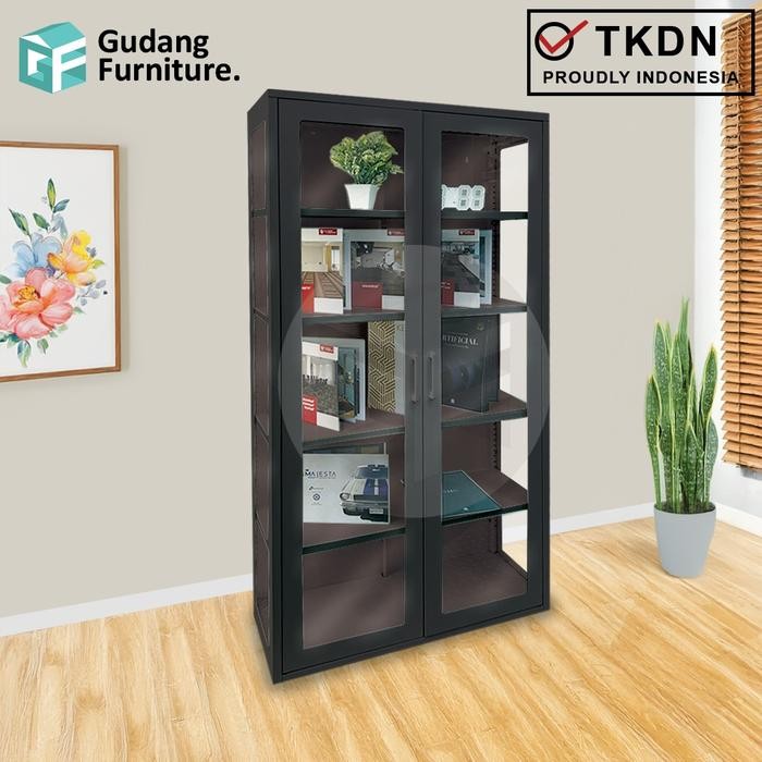 

Lemari Besi Kantor Lemari Arsip Kaca Filling Cabinet Metal Kaca Lemari Hias Pajangan Lemari Displ