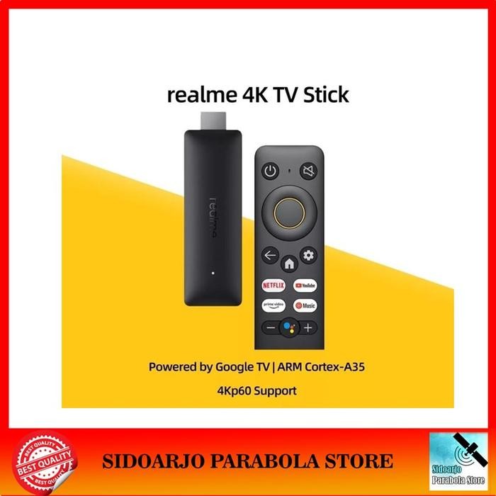 HDMI Dongle Android Realme 4K TV Stick Smart TV Full HD Bergaransi