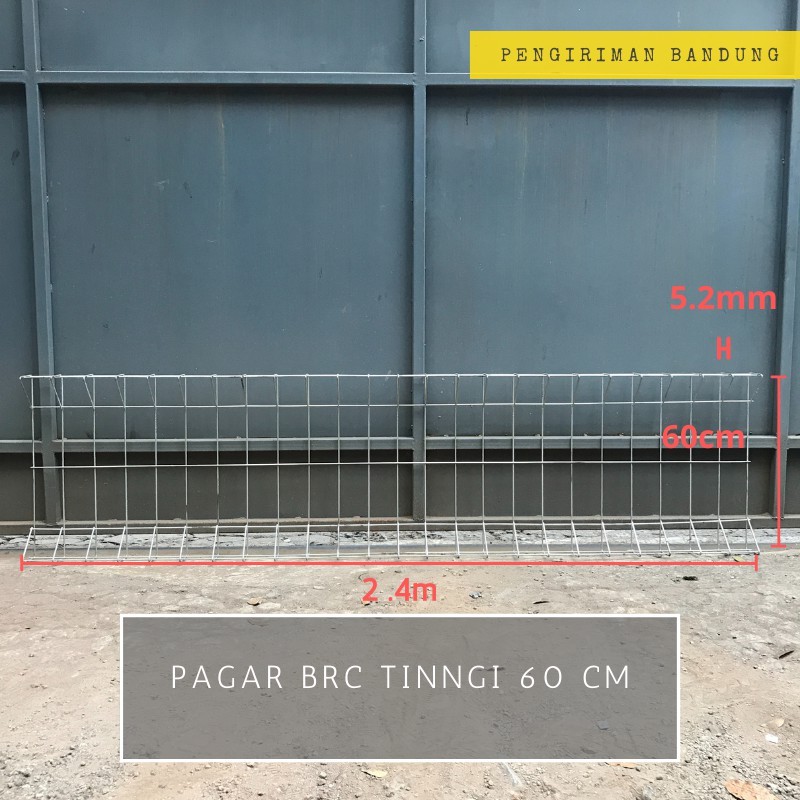 Terjangkau&Jaminan--Pagar BRC tinggi 60 cm -good
