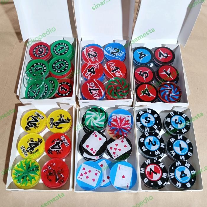 jayAbadi-- Biji karambol 2lapis 4mm 1set