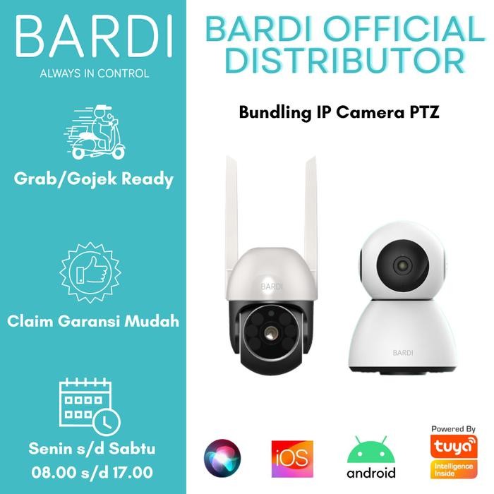 BARDI IP Camera Indoor Outdoor PTZ CCTV Smart Bundle CCTV BARDI