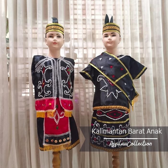 Pakaian Tradisional Kalimantan Barat //Baju Adat Kalimantan Barat Anak