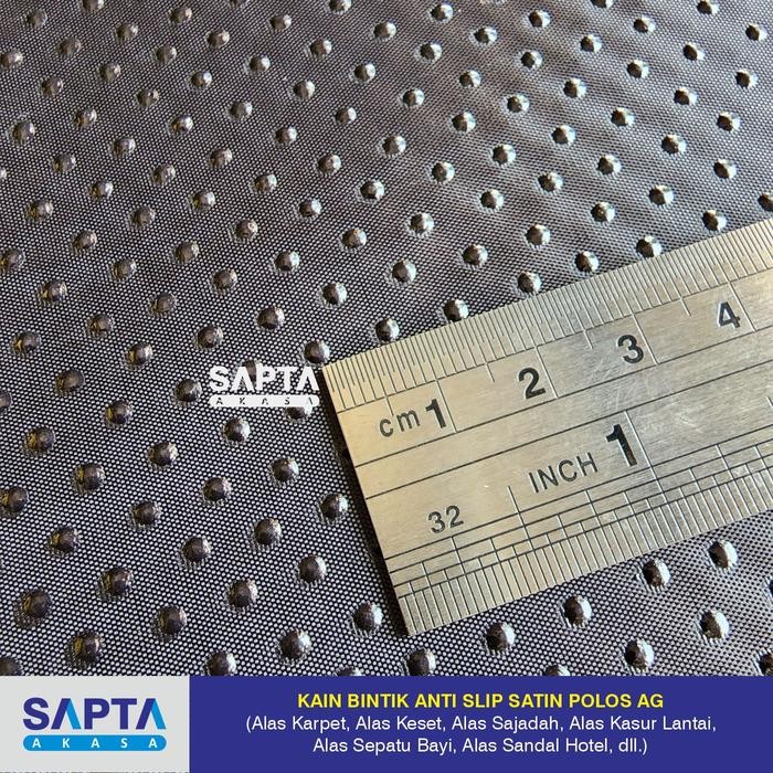 Kain Bintik Anti Slip Satin Polos A (Alas Karpet/Alas Keset) Best Seller