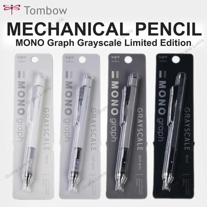 

Ready JT Tombow Mono Graph GRAYSCALE Mechanical Pencil 0.5mm