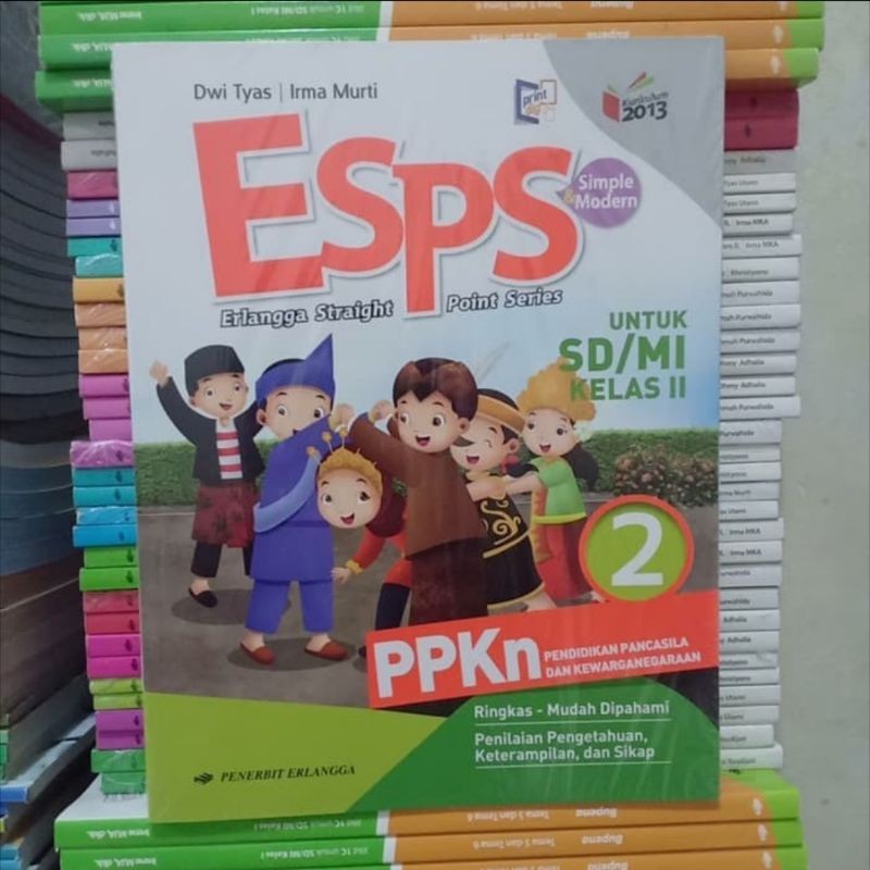 Buku SD ESPS PPkn Kelas 2 Erlangga