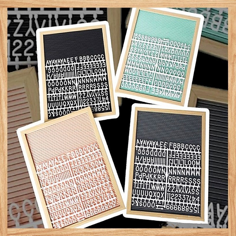 

Letter Board Baby Include Huruf/ Felt Letter Board Set / Letter Board/Papan Nama Bayi /Papan Menu /