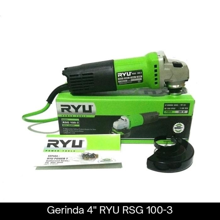 ~@~@~@~@] Mesin Gerinda Tangan RYU TEKIRO RSG 100-3 / Mesin Gerinda 4inch Ryu