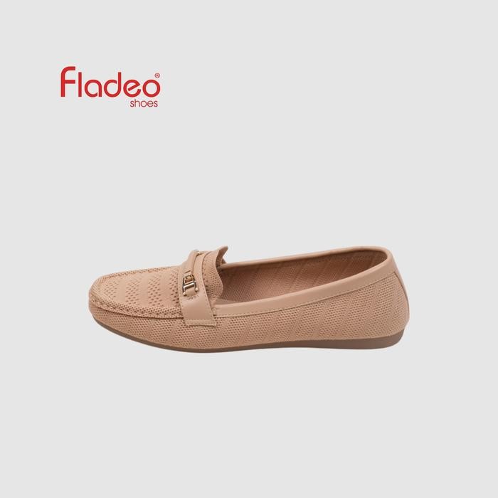 Fladeo A25/Lsm335-1Bg/Sepatu Moccasin Rajut Slip On Wanita [ Moccasin Shoes ]