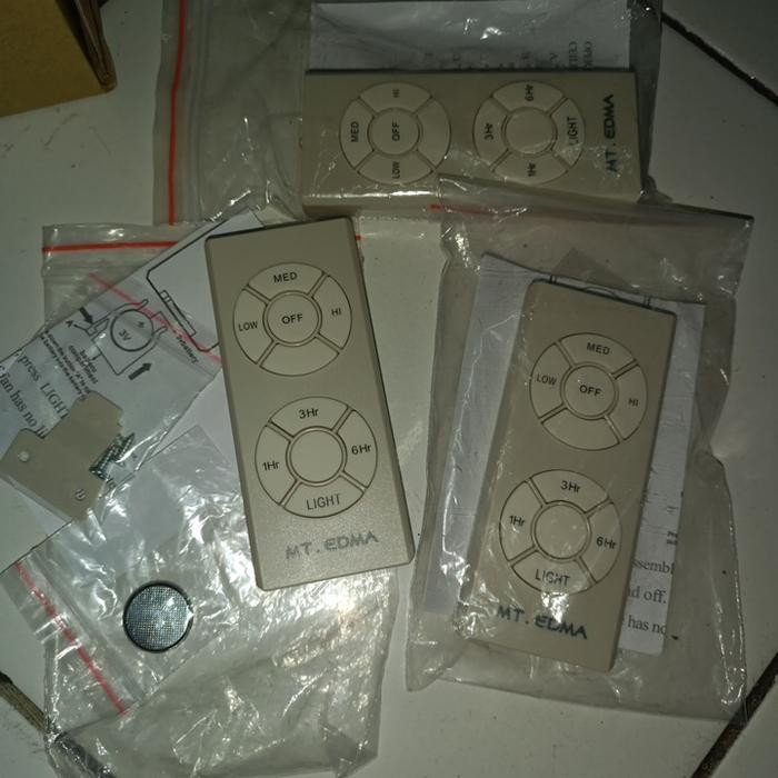REMOTE KIPAS LAMPU MT. EDMA ORIGINAL