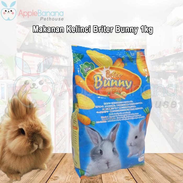 Pawretty- Makanan Kelinci BRITER BUNNY 1 Kg Carrot Rabbit Food Britter Bunny