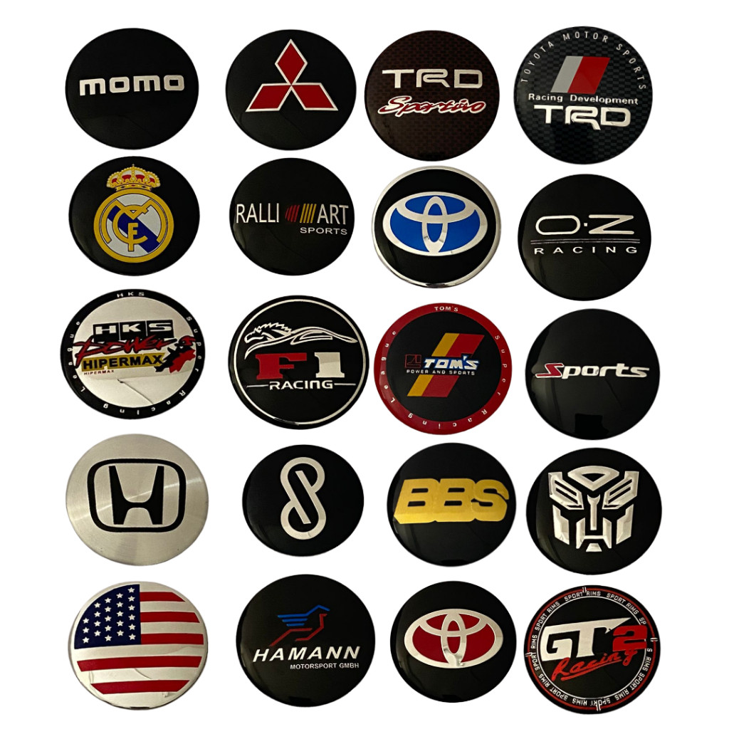 4CS STIKER DOP TUTUP VELG 5.6MM MOBIL EMBLEM DOP VELG MOBIL