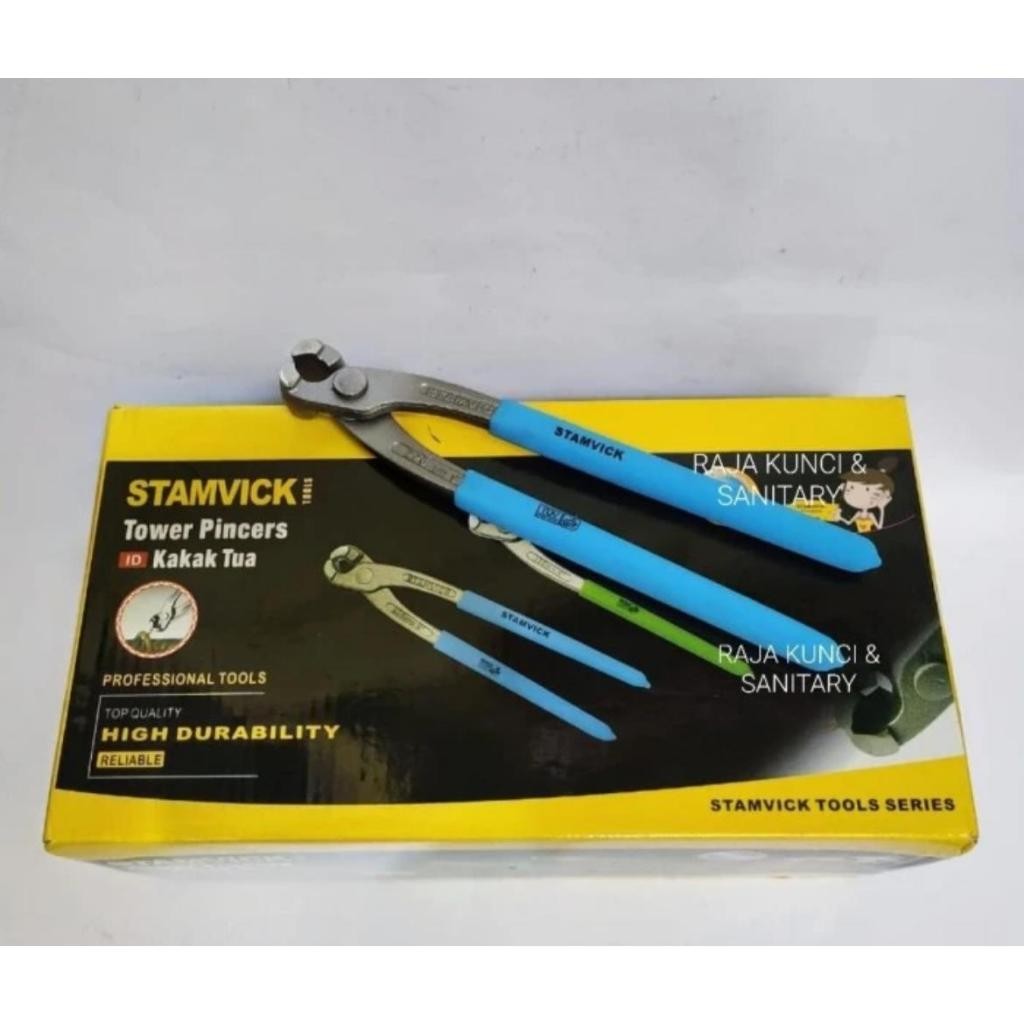 Tang Catut Kakatua Gegep Tower Pincer STAMVICK 9" inch Alat Cabut Paku