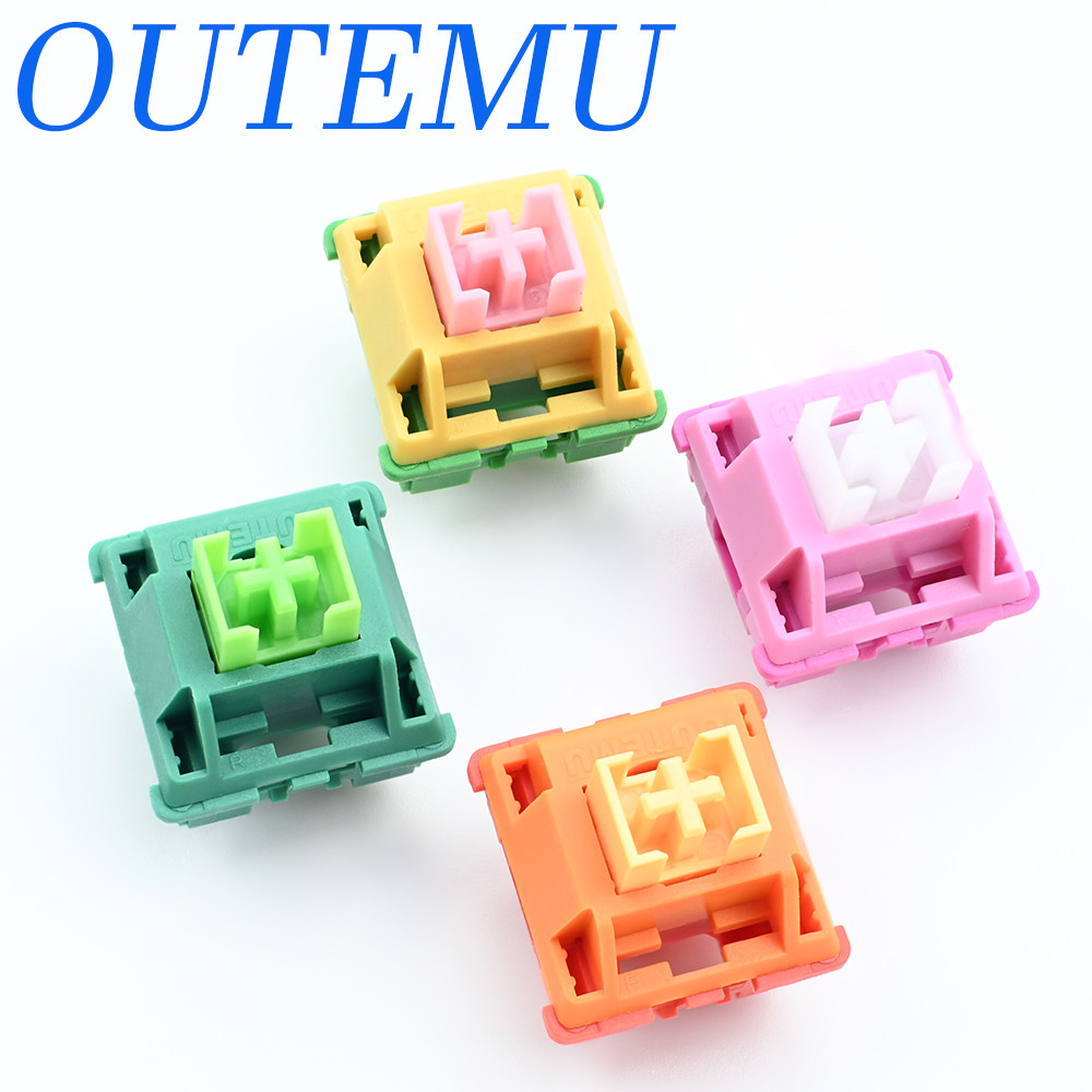 Outemu Switches Mechanical Keyboard Switch Lubed Four Seasons Series 3Pin Linear Tactile Clicky