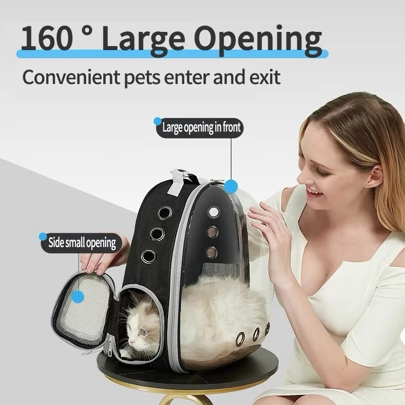 Tas Kucing Transparan Pet Cargo Kucing Besar Tas Ransel Hewan
