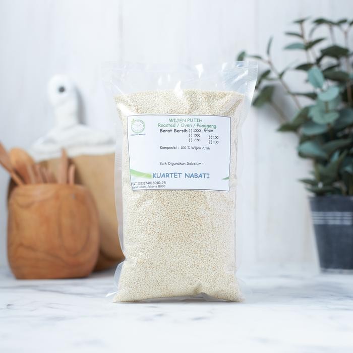 

1000gr Roasted Wijen Putih / White Sesame Seeds - Oven - Sangrai